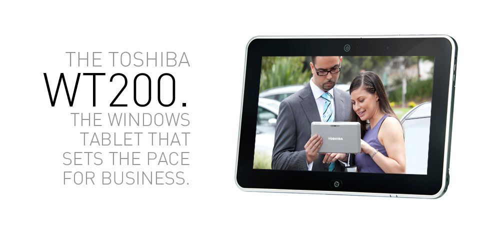 Toshiba WT200 Windows® Tablet (3G) PDW03A-00L006 Computer