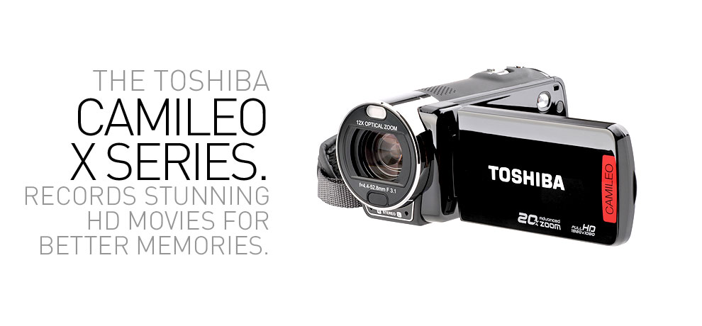 Toshiba Camileo™ X400 PA3974A-1C0K Camcorder