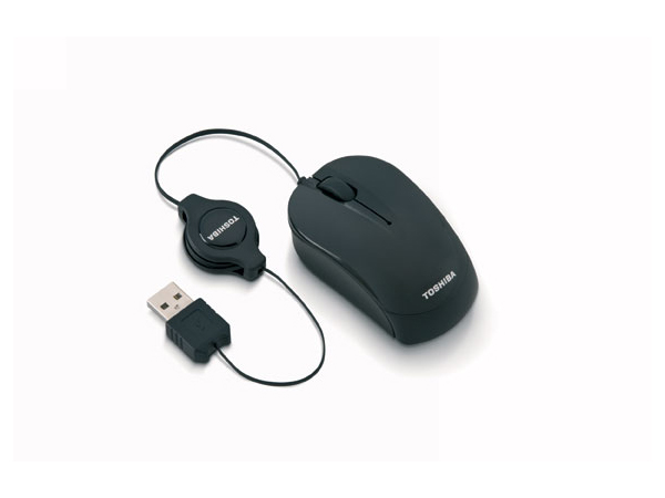 Toshiba Toshiba Retractable Mini USB Notebook Optical Mouse PA3765U-1ETG Accessory